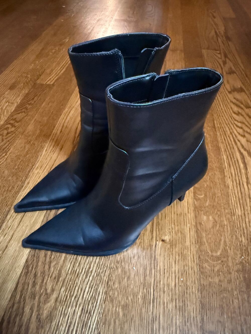 Zara Stiletto Pointed Toe Boots Size 38